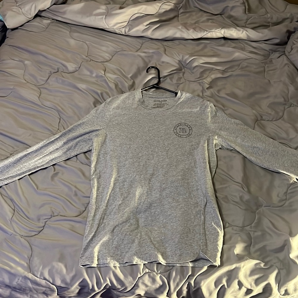Gray Volcom long sleeve shirt